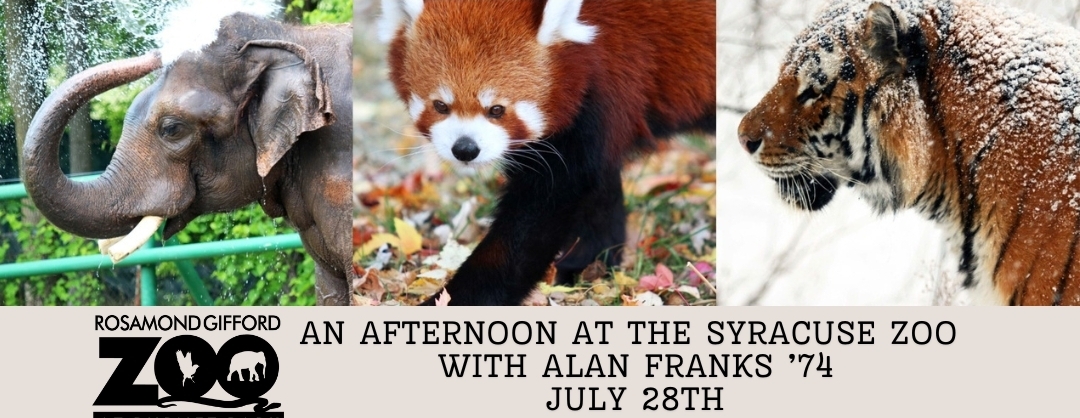 An Afternoon at the Syracuse Zoo with Alan Franks ’74 Retired Professor of Veterinary Science Technology